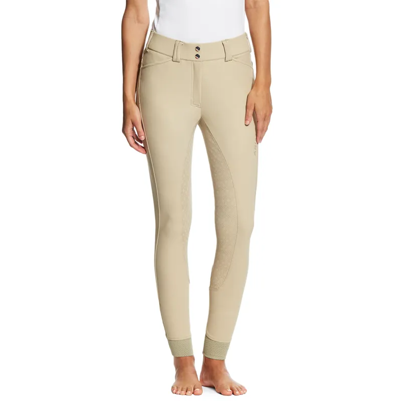 Ariat Women's Tri Factor Grip Full Seat Breech - Tan